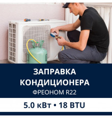 Заправка кондиционера Electrolux фреоном R22 до 5.0 кВт (18 BTU)