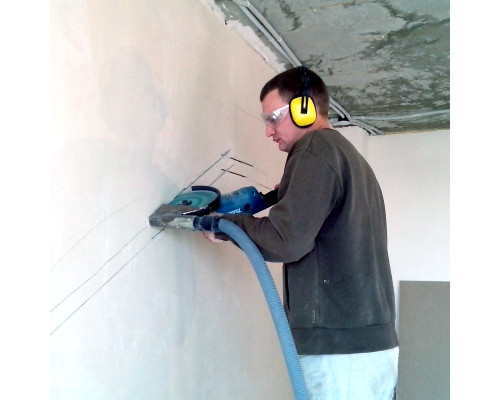 Штробление стены под нишу для дренажной помпы Electrolux 150х70 мм. (Кирпич)