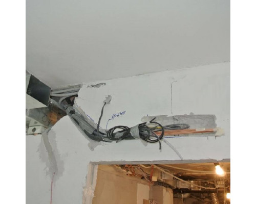 Штробление стены под нишу для дренажной помпы Electrolux 150х70 мм. (Бетон)