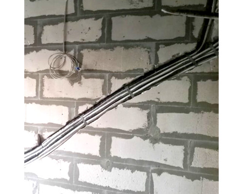 Штробление стены под нишу для дренажной помпы Electrolux 150х70 мм. (Пеноблок/газобетон)